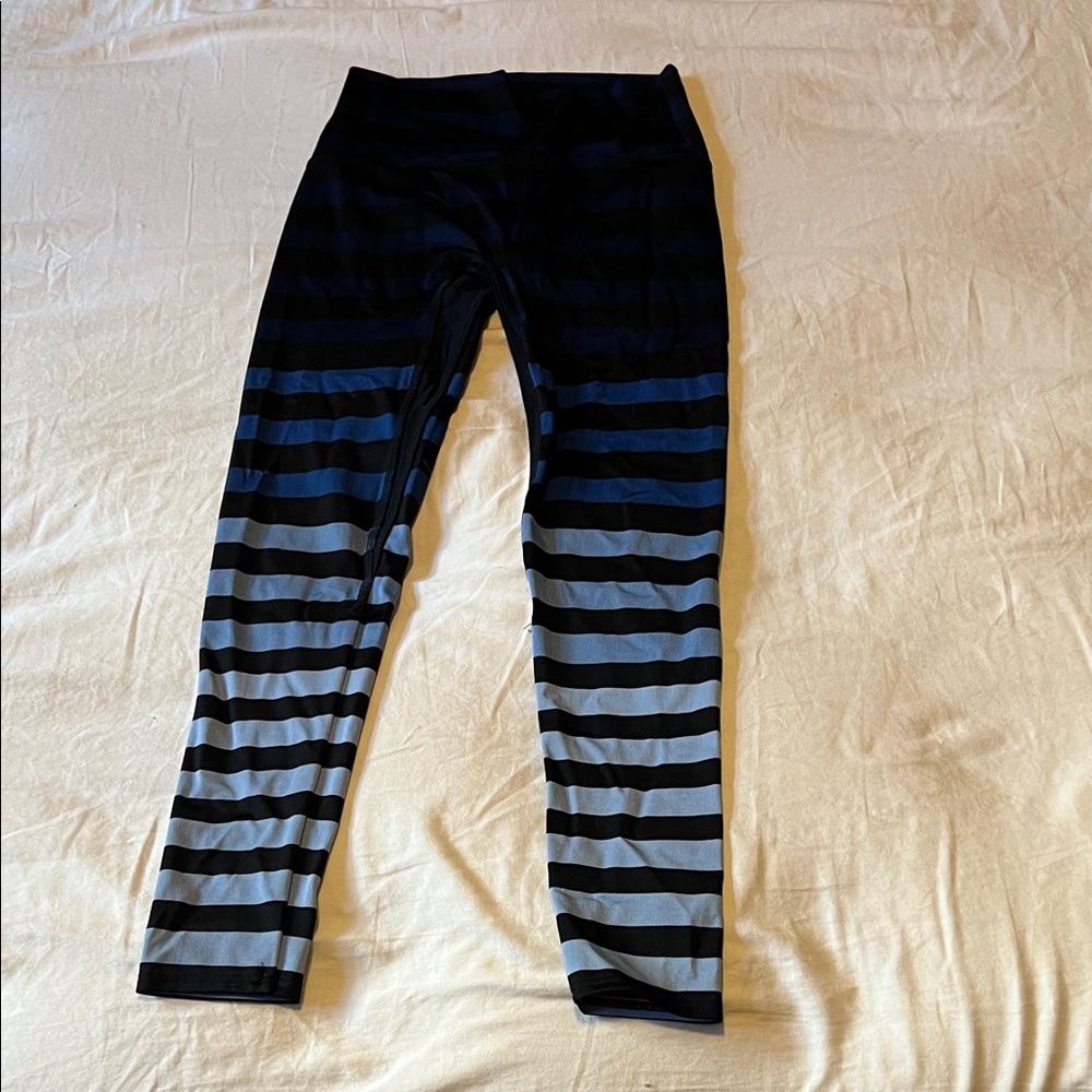 K Deer women’s leggings, blue-black